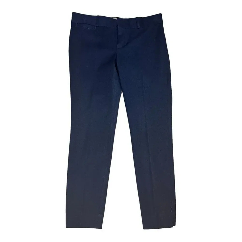 Banana Republic Women’s Size 2 Short Navy Blue‎ Sloan Fit Ankle Pant